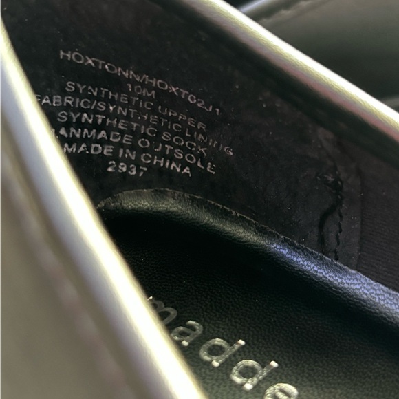 madden girl Hoxtonn Women's Block Heel Loafers Size 10 - Picture 7 of 15